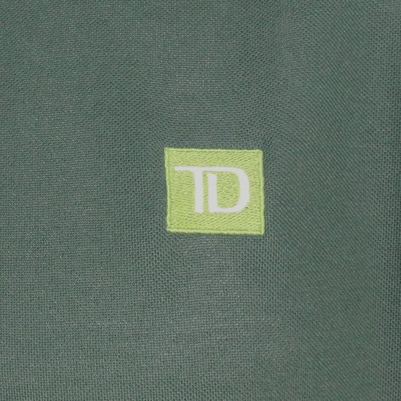 TD Canada Trust Bank Employee Uniform Polo Shirt Green NEW - Picture 4 of 12